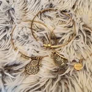 Alex and Ani Gold Bracelets